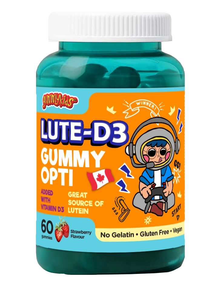 Lute-D3 Gummy Opti bottle